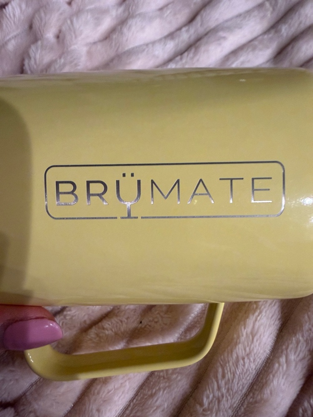 Yellow Brymate Insulated Travel Mug with Handle - Picture 2 of 6